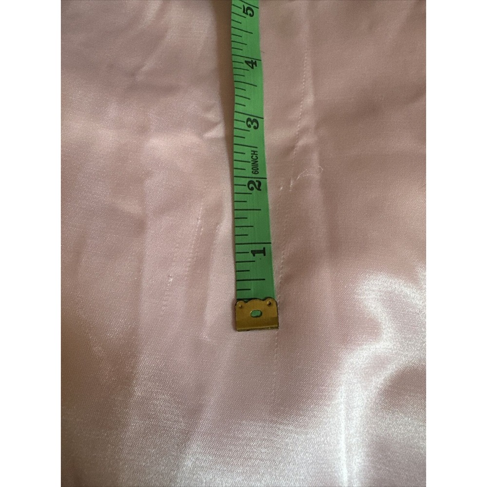 Vtg Jaclyn Smith L Pink Long Sleeve Nightgown Lace Accents Embroidered Modest - Picture 11 of 11